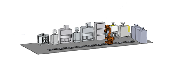 直线式机械手制样系统